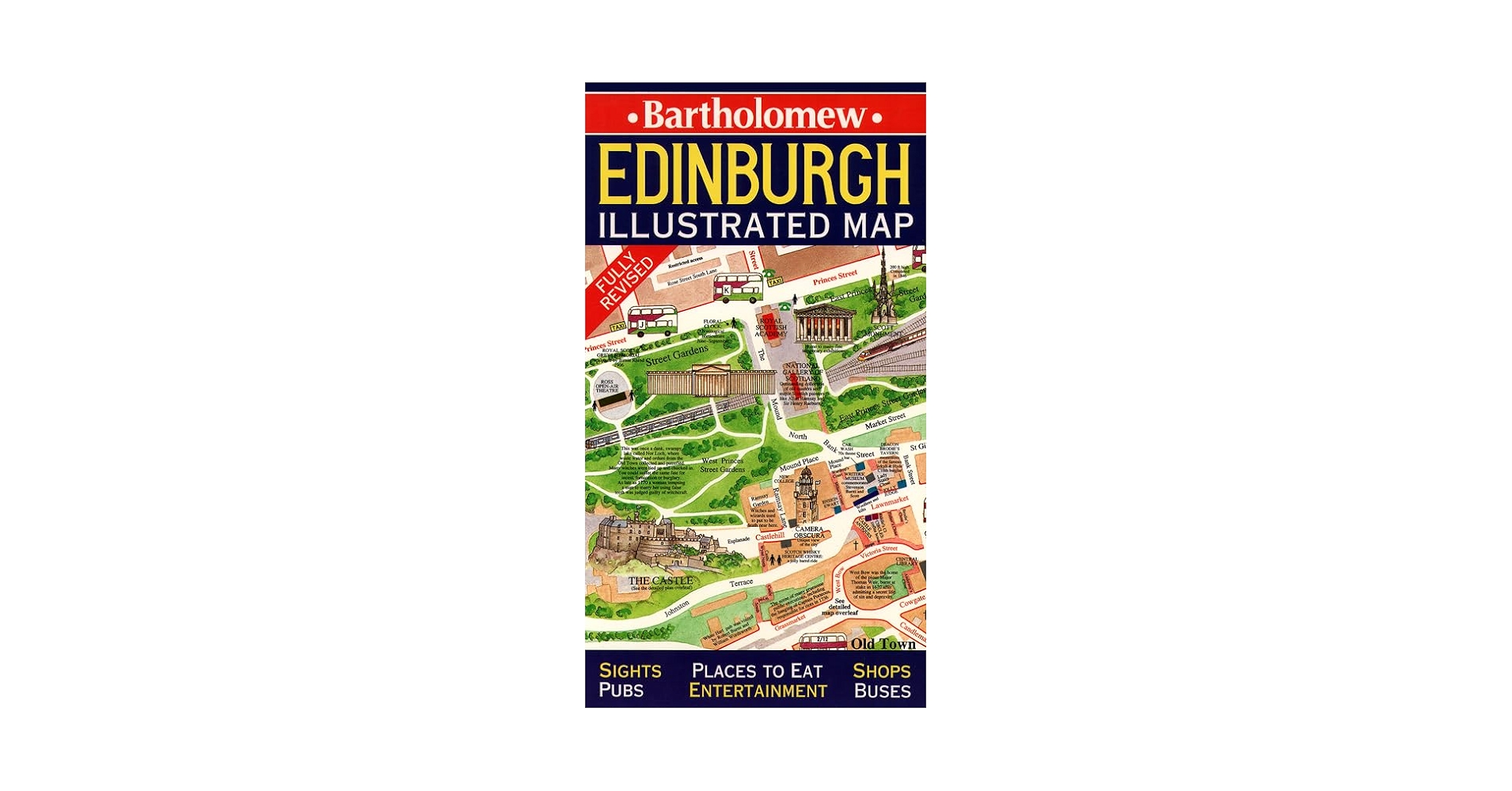 Illustrated Edinburgh Map: Collins: 9780004487687: Books
